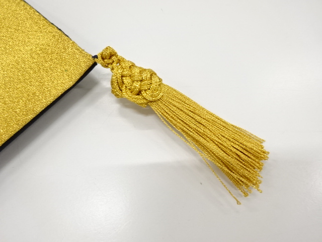  アンティーク　綴れ　笠松模様織り出し帛紗